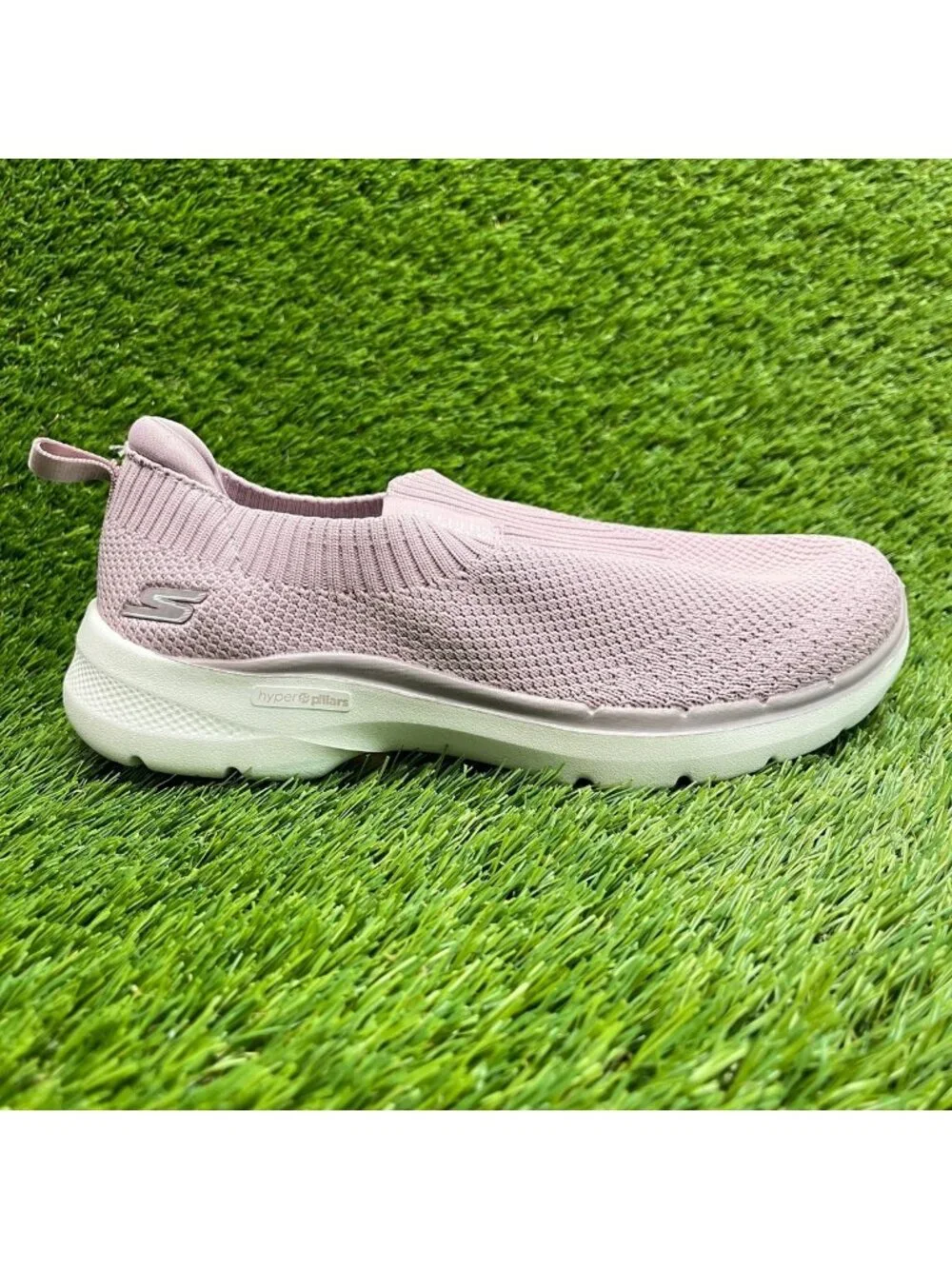 Skechers Go Walk 6-Stunning View Womens Size 7D Mauve Running Shoes Sneakers